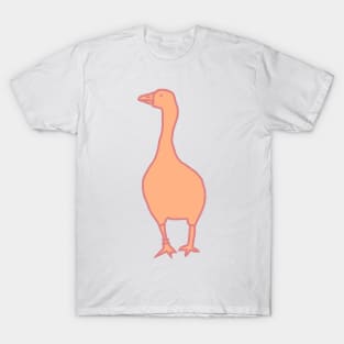 Gaming Goose Peach Fuzz Pantone Color of the Year 2024 T-Shirt